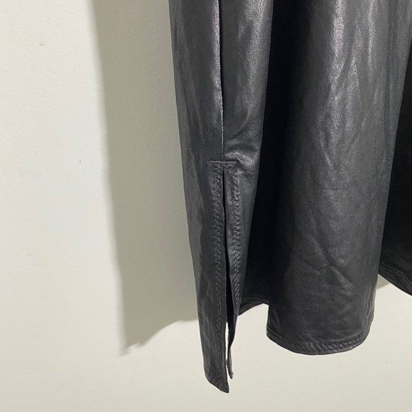 Black Pleather Mini Dress - Picture 10 of 12